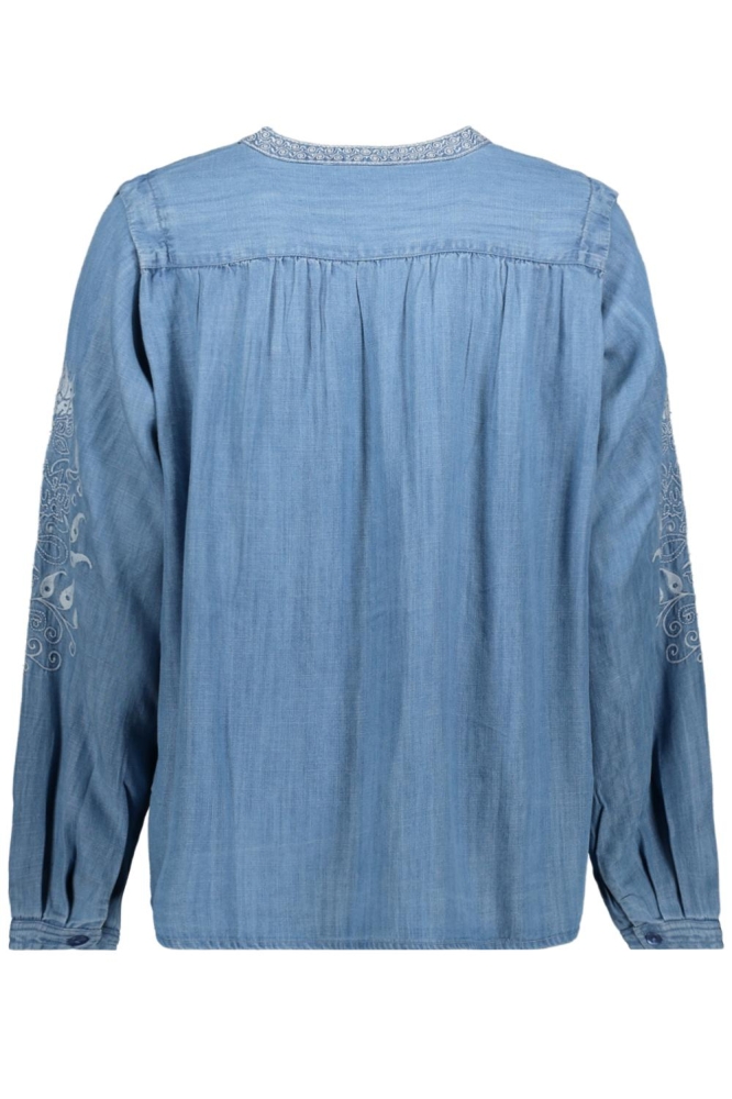 BOBBY BLOUSE TENCEL BLUE